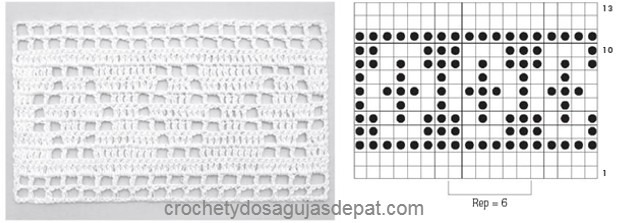 Patrón de diseño para crochet filet