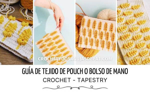 Patrón de pouch crochet