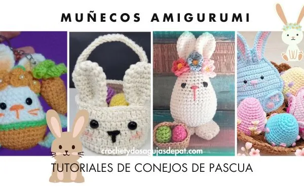 Conejo amigurumi paso a paso