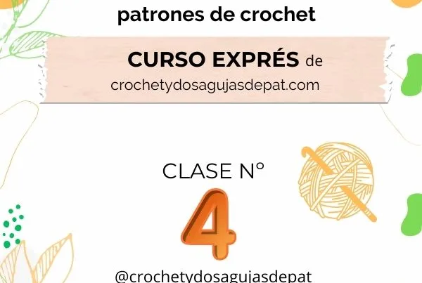 Aprende a leer patrones de ganchillo Clase 4