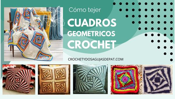 Cuadros geométricos a crochet